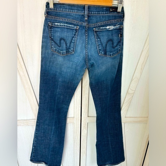 💋Citizens of Humanity Dita Petite Bootcut blue jeans distressed 👖26 - Picture 1 of 10
